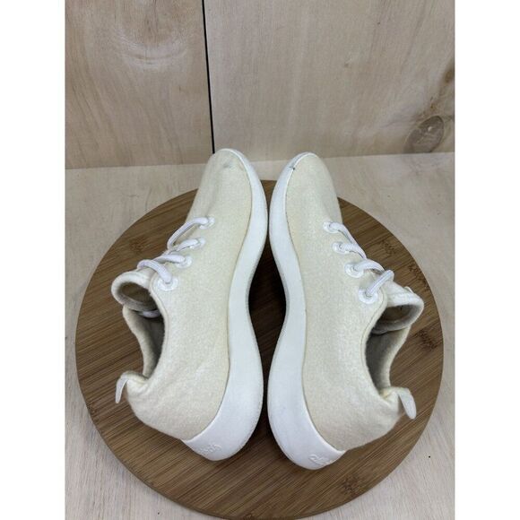 Allbirds Wool Runners Light Yellow Athletic Shoes Womens Size 8 - Picture 5 of 8